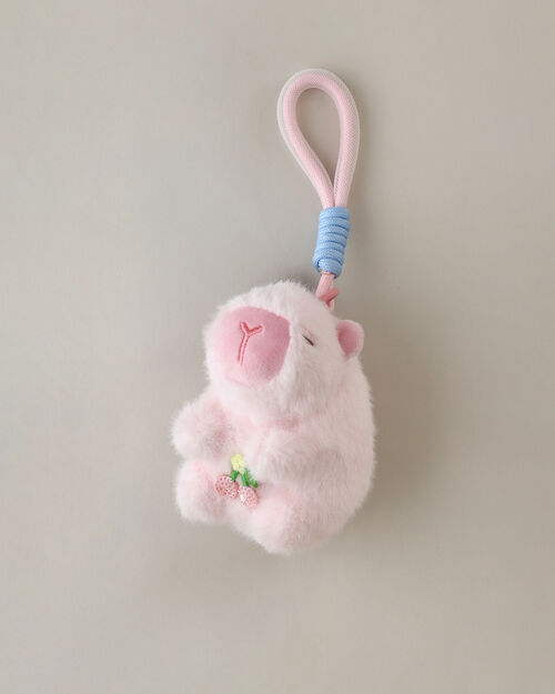 Llavero Capibara Rosa